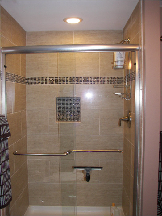 Shower basement remodel
