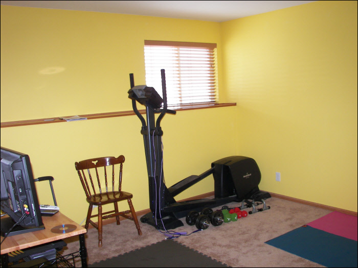Port Washington basement exercise room