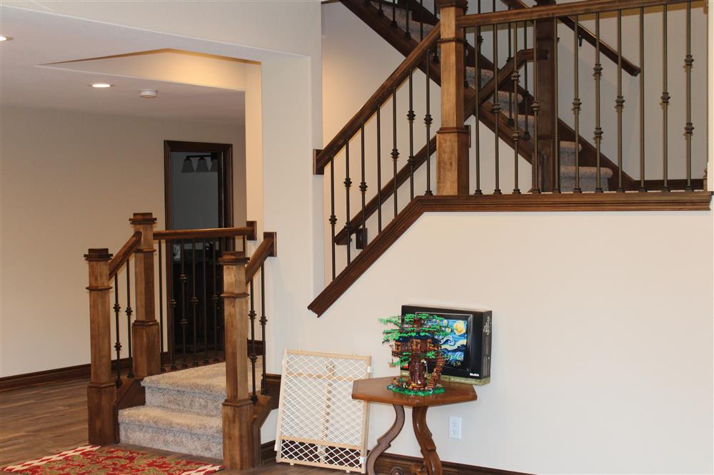 Stairs After in Cedarburg, Wisconsin Basement