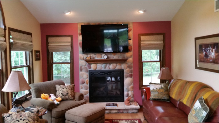 Fireplace Addition Cedarburg