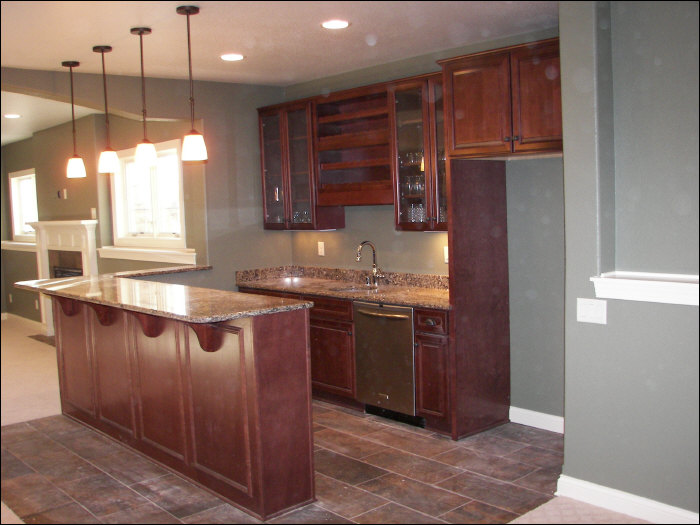 after staircase basement remodel 