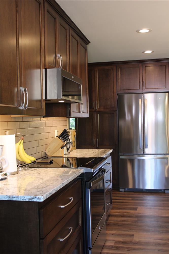 Cooking Area After in Hartford, Wisconsin Kitchen