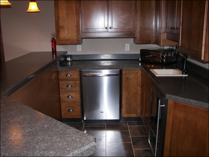 Basement kitchen remodel