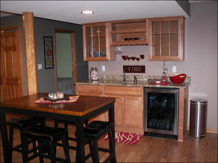 Custom built kitchen cabinetry