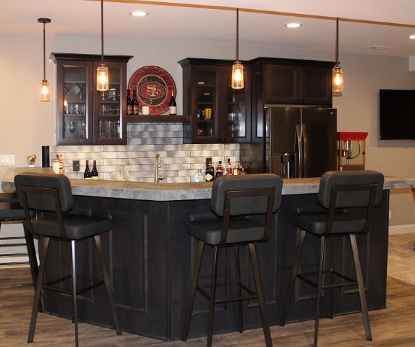 Bar remodeling project Sussex