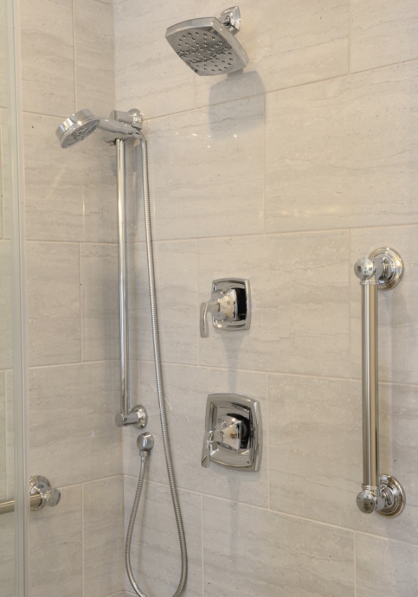 Designed shower amenities