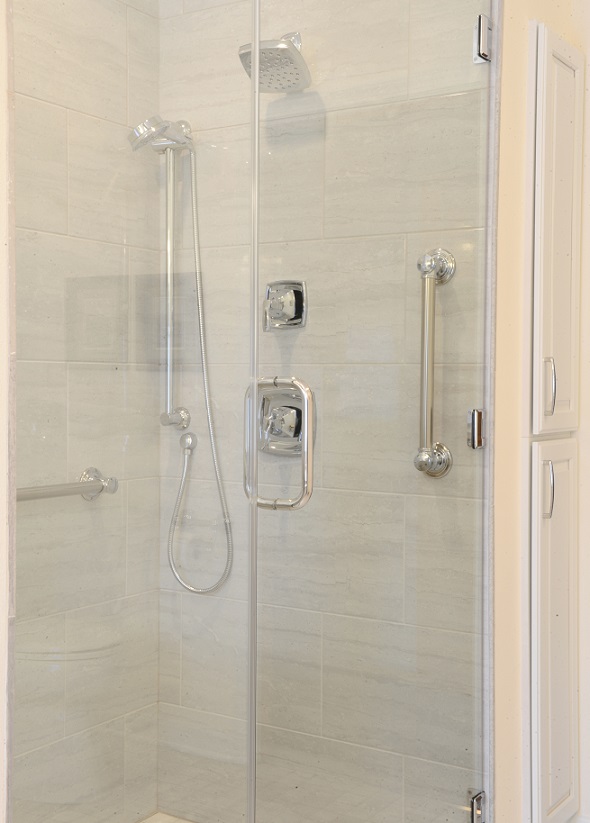 Remodeled shower stall