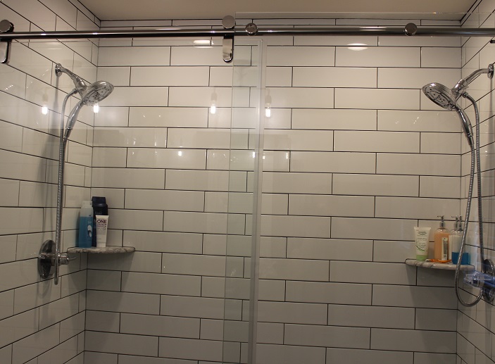 Shower remodeling in Waukesha