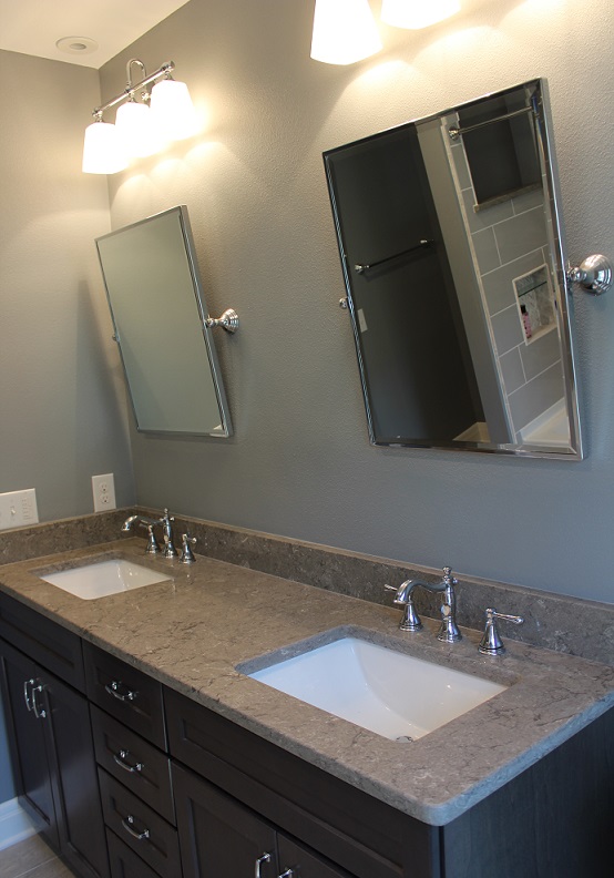 Custom Whitefish Bay bathroom countertop