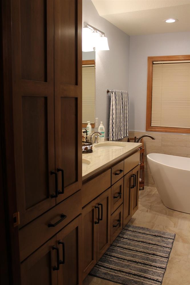 after bathroom remodel in Brookfield, WI