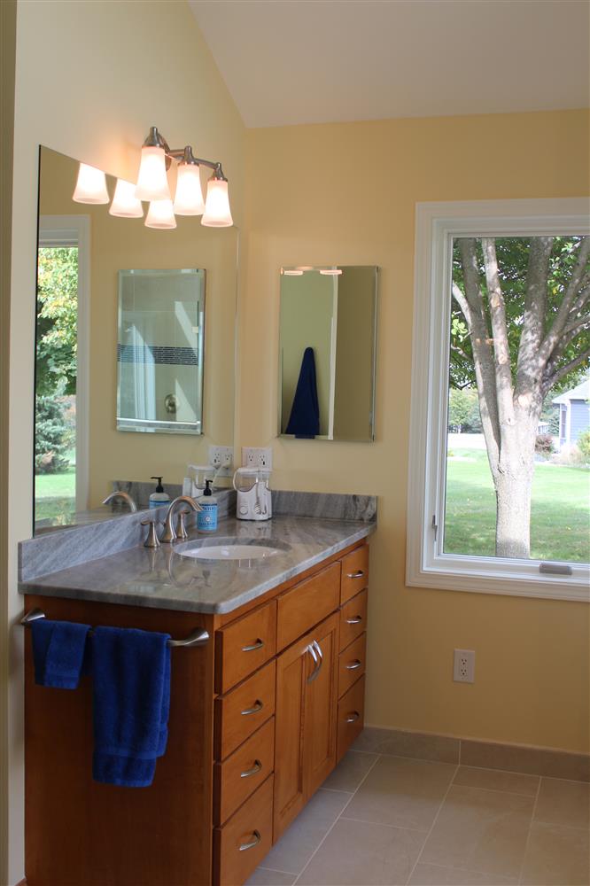 Franksville Remodel Vanity View 2